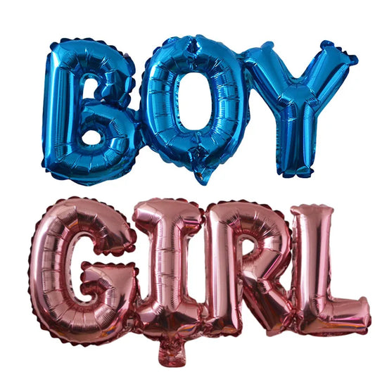 Blue/Pink/Gold- Boy,Girl,Baby Balloon