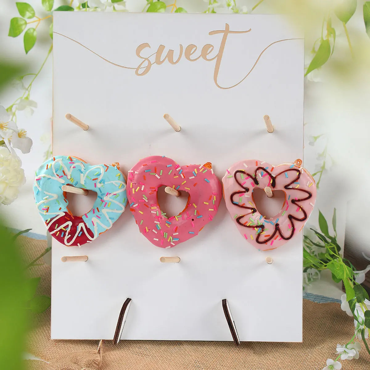 Wooden Donuts Wall Decoration 🍩